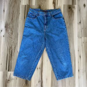 Vintage Halston high relaxed cropped mom jean 12